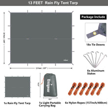 Load image into Gallery viewer, Rainproof Camping Tarp Shelter
