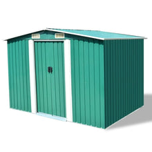 Load image into Gallery viewer, Garden Storage Shed Anthracite Steel 101.2&quot;x80.7&quot;x70.1&quot;
