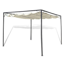 Load image into Gallery viewer, Garden Gazebo with Retractable Roof Canopy 118.1&quot;x118.1&quot; Anthracite
