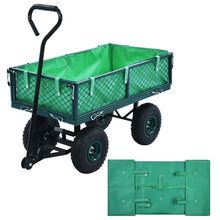 Load image into Gallery viewer, Garden Cart Liner Green Fabric
