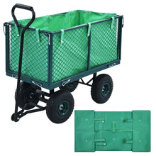 Load image into Gallery viewer, Garden Cart Liner Green Fabric
