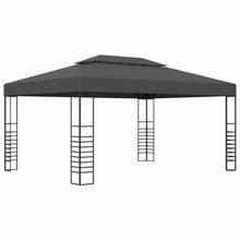 Load image into Gallery viewer, Garden Gazebo Powder-Coated Steel 118.1&quot;x157.4&quot;x106.2&quot; White
