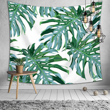 Load image into Gallery viewer, Tropical Palm Leaf Tapestry, Boho Tapestry Wall Hanging, Wall Hanging
