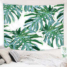 Load image into Gallery viewer, Tropical Palm Leaf Tapestry, Boho Tapestry Wall Hanging, Wall Hanging
