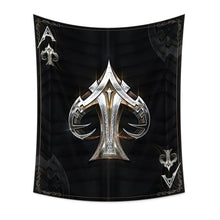 Load image into Gallery viewer, Ace of Spades Tapestry, Wall Hanging, Ace Of Spades Card, Playing
