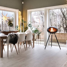 Load image into Gallery viewer, Tripod Indoor + Outdoor Ethanol Fireplace
