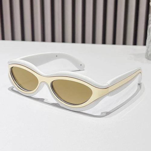 New Fashion Oval Cat Eye Sunglasses - Sexikinis Swim