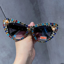 Load image into Gallery viewer, Hand designed bejeweled sunglasses - Sexikinis Swim
