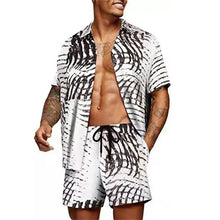 Load image into Gallery viewer, Floral Hawaiian  two piece men beach shorts set - Sexikinis Swim
