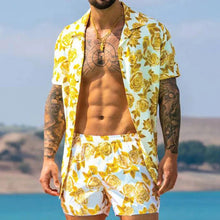 Load image into Gallery viewer, Designer style men two piece Beach set
