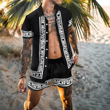 Load image into Gallery viewer, Designer style men two piece Beach set
