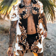 Load image into Gallery viewer, Designer style men two piece Beach set
