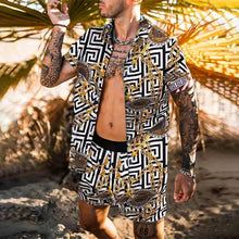 Load image into Gallery viewer, Designer style men two piece Beach set
