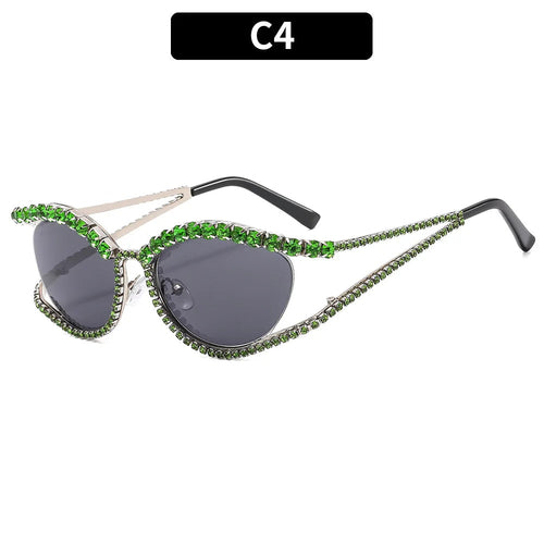 Designer Rhinestone Sunglasses - Sexikinis Swim