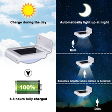 Load image into Gallery viewer, 16 LED Solar Power Motion Sensor Garden Security Lights
