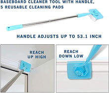 Load image into Gallery viewer, Baseboard Buddy Retractable Household Universal Cleaning Brush Mop
