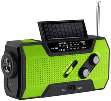 Load image into Gallery viewer, Emergency Hand Crank Radio Solar Radio Power Bank
