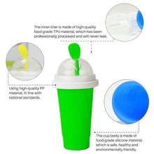 Load image into Gallery viewer, Slushy Maker Portable Travel Ice Cup Homemade Freeze Drinks Cup
