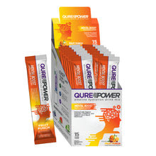 Load image into Gallery viewer, QURE Power Fruit Punch Mental Boost Support Stick (15pack)
