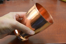 Load image into Gallery viewer, Handmade Genuine Copper Drinking Glass Cup
