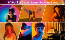 Load image into Gallery viewer, 16 Colors Sunset Projection Lamp Sunset Lamp
