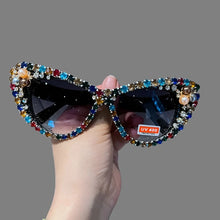 Load image into Gallery viewer, Hand designed bejeweled sunglasses - Sexikinis Swim
