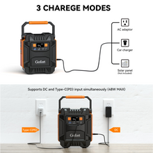 Load image into Gallery viewer, Power Bank Solar Generator 200W Portable Power Station For Camping
