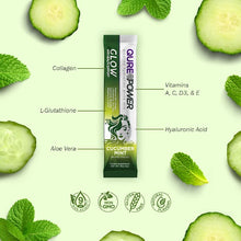 Load image into Gallery viewer, QURE Power Cucumber Mint Skin Support Stick (15 Pack)
