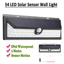 Load image into Gallery viewer, Solar Power Infrared PIR Motion Sensor Wall Lamp
