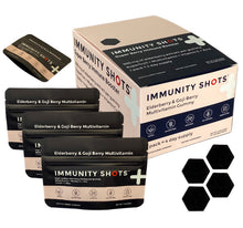 Load image into Gallery viewer, Immunity Shots Elderberry and Goji Berry Multivitamin (12-Pack)
