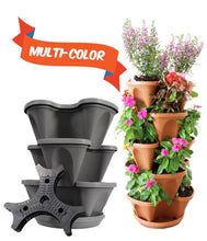 Load image into Gallery viewer, Nature&#39;s Distributing Stacking Planters - 3 Tier
