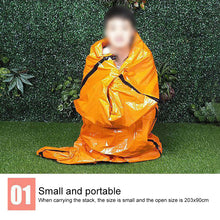 Load image into Gallery viewer, Outdoor Emergency Sleeping Bag Camping First Aid
