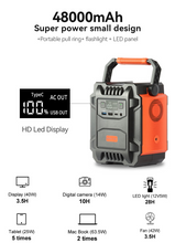 Load image into Gallery viewer, Power Bank Solar Generator 200W Portable Power Station For Camping
