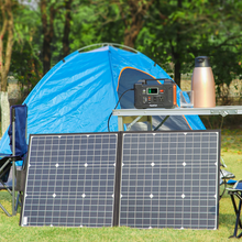 Load image into Gallery viewer, 200W Portable Power Station with 50W 18V Portable Solar Panel
