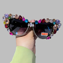 Load image into Gallery viewer, Hand designed bejeweled sunglasses - Sexikinis Swim
