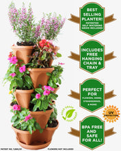 Load image into Gallery viewer, Nature&#39;s Distributing Stacking Planters - 5 Tier
