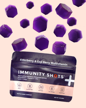 Load image into Gallery viewer, Immunity Shots Elderberry and Goji Berry Multivitamin (12-Pack)
