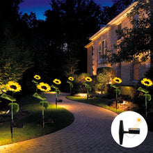 Load image into Gallery viewer, Sunflower Flowers Lights Solar Garden Decorations (2 Pack)
