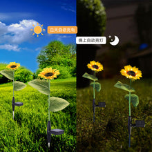 Load image into Gallery viewer, Sunflower Flowers Lights Solar Garden Decorations (2 Pack)
